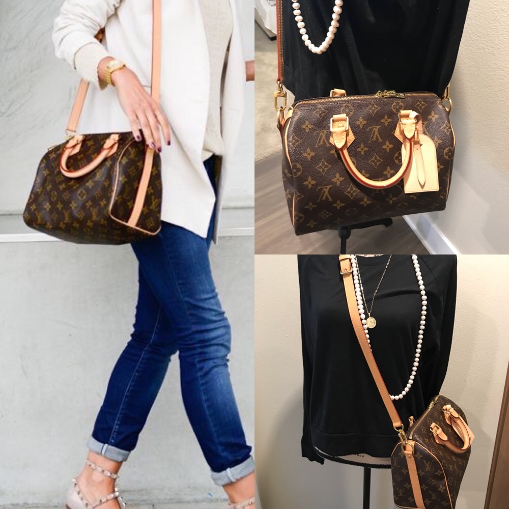 AUTHENTIC! Louis Vuitton Speedy 25 Bandoulliere.